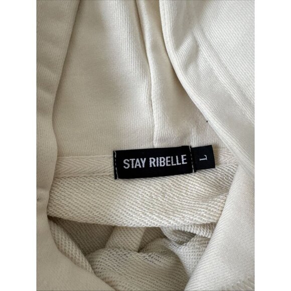 Stay Ribelle Men's Sweater Hoodie Size L - Picture 3 of 5